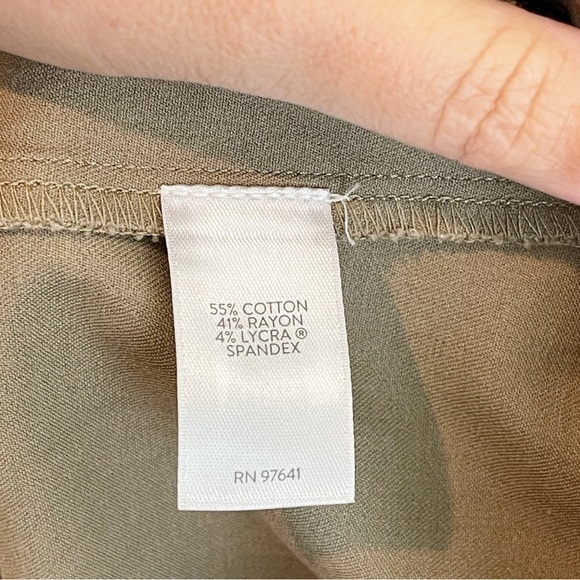 J. Jill Women Pants‎ Precision Stretch khaki Sz 14 Business Casual Office wear - Picture 9 of 10